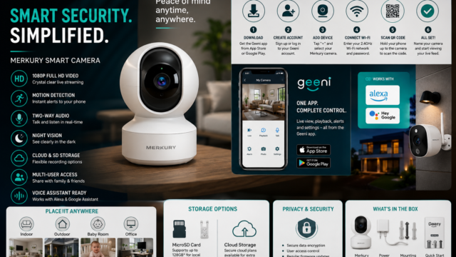 Merkury Smart Camera Guide 2026: Setup, Features, Installation & Troubleshooting
