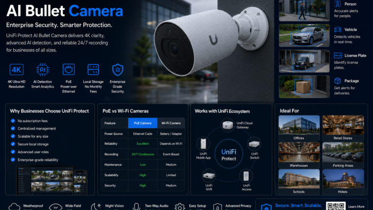 Ubiquiti UniFi Protect AI Bullet Camera: Business Security Guide