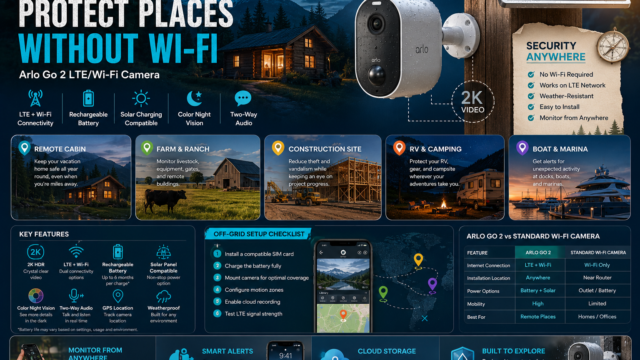 Arlo Go 2 LTE/Wi-Fi Camera: Off-Grid Security Guide