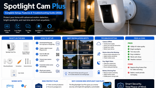 Ring Spotlight Cam Plus: Complete Setup, Features, Troubleshooting & User Guid