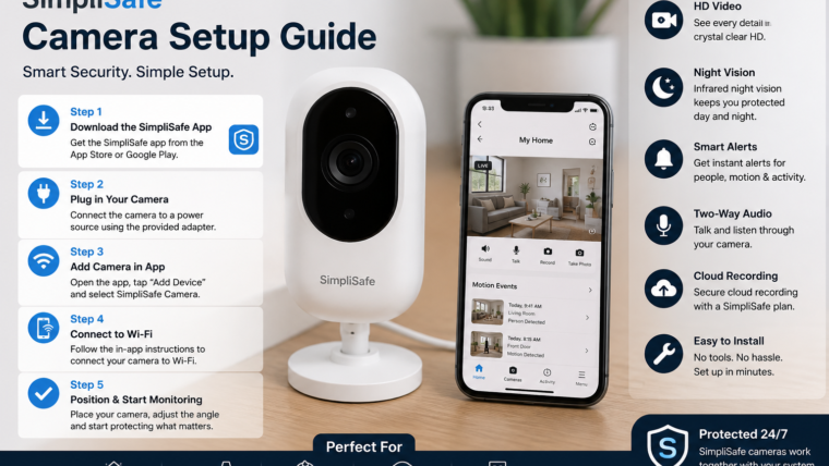 SimpliSafe Camera Review 2026 – Setup Guide, Features, Smart Alerts & Home Security