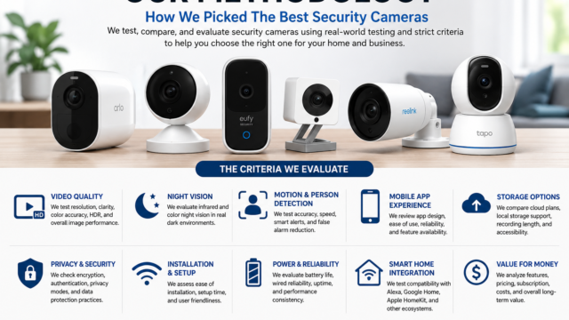 Our Methodology: How We Picked The Best Security Camera